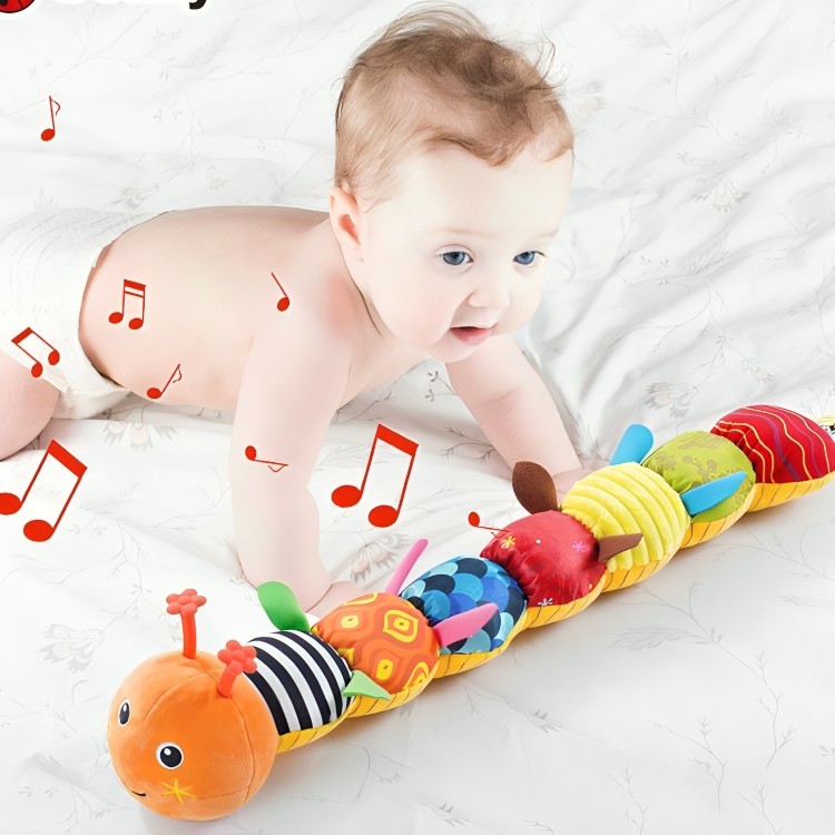 Jouet Chenille Musicale Doux pour Bébé