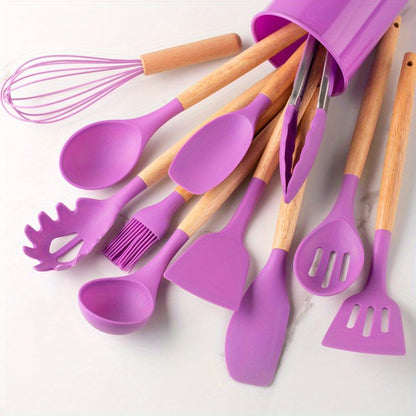 Ustensiles de Cuisine Silicome Anti-Adhésif