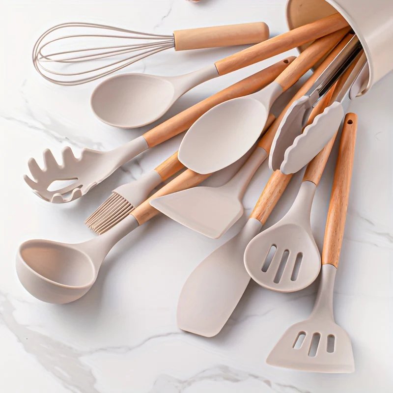 Ustensiles de Cuisine Silicome Anti-Adhésif - BlxckFR