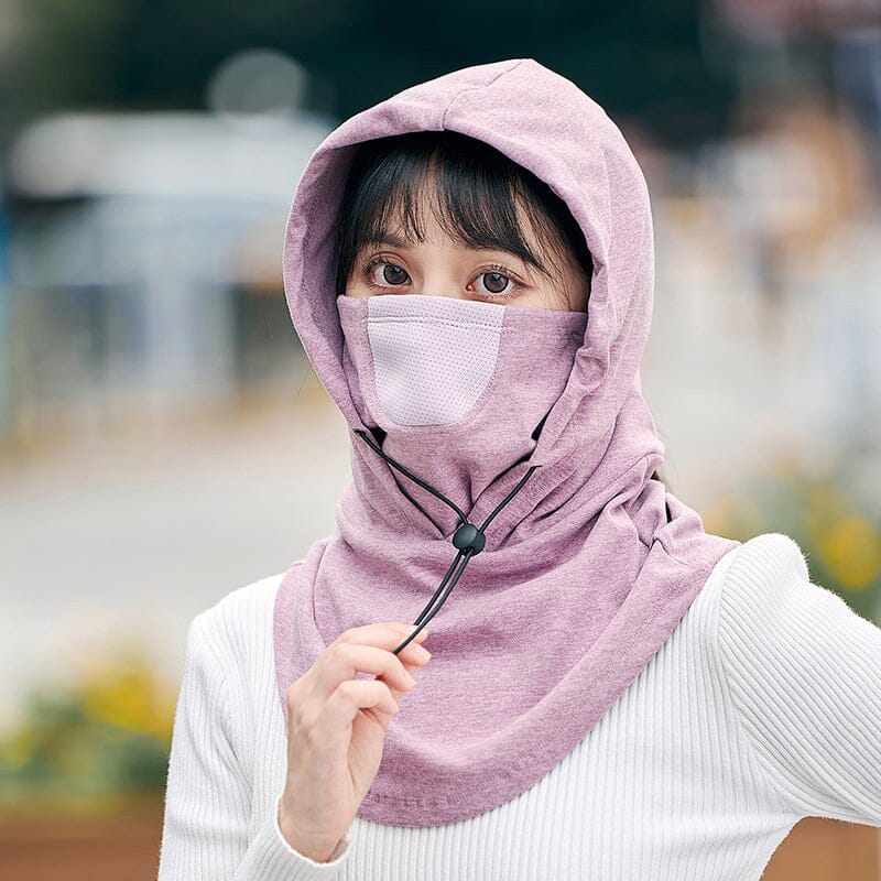 Masque Facial Sport avec Capuche et Cache-Cou
