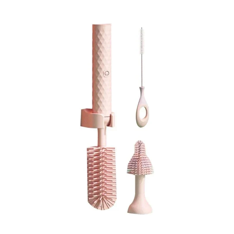 Brosse Nettoyante Silicone pour Bouteilles, Douce et Efficace