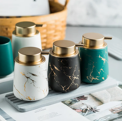 Distributeur de savon en marbre Design Élégant - BlxckFR