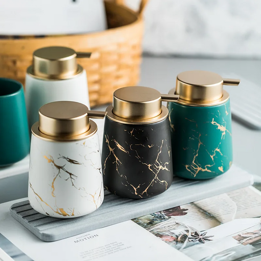 Distributeur de savon en marbre Design Élégant - BlxckFR