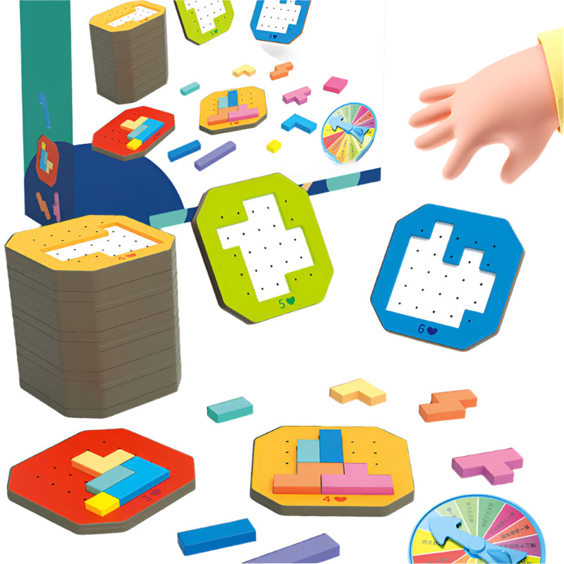 Jeu d'Intelligence 3D - Puzzle Éducatif pour Enfants - BlxckFR