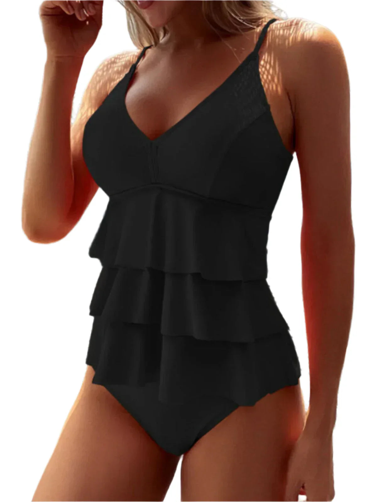 Maillot de bain femme élégant épaulé coupe ajustée
