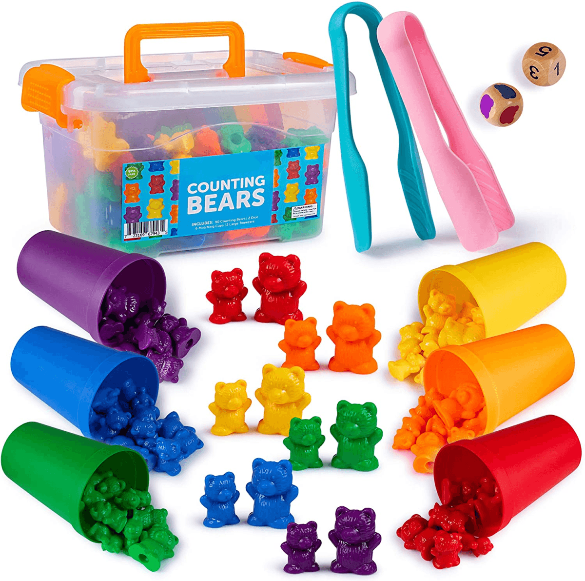 Jeu d'Apprentissage avec Ours en Bois - BlxckFR