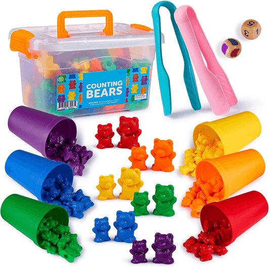 Jeu d'Apprentissage avec Ours en Bois - BlxckFR