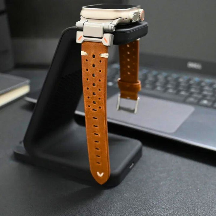 Bande de Montre Cuir Authentique pour Smartwatch - BlxckFR
