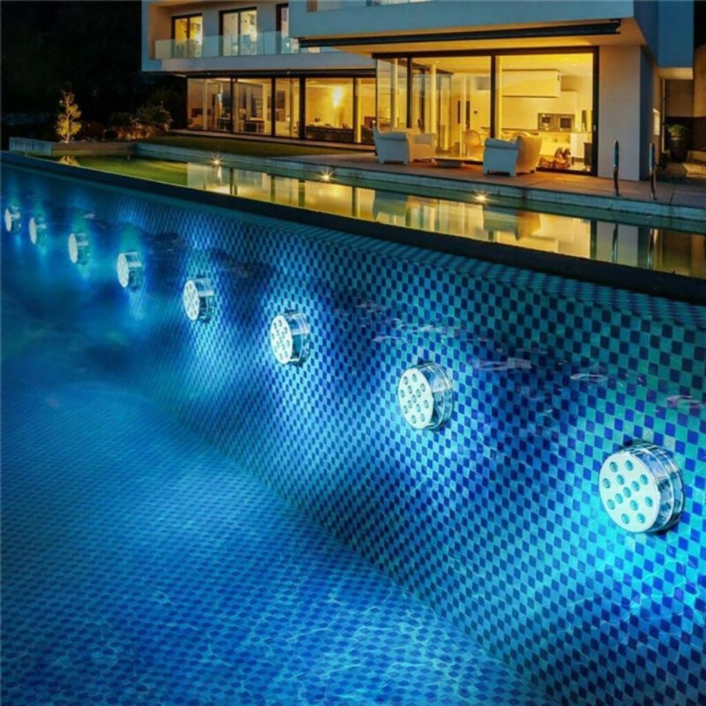Lumière LED Submersible Piscine Télécommande Intégrée - Foivo