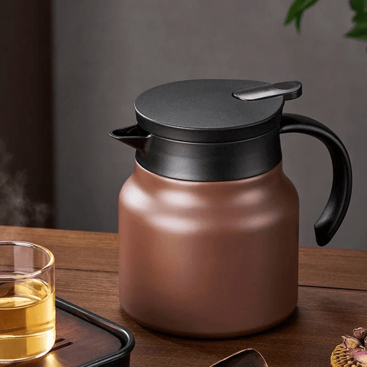 Théière Thermo avec Filtre Inox pour Thé Chaud ou Froid - blxckfr