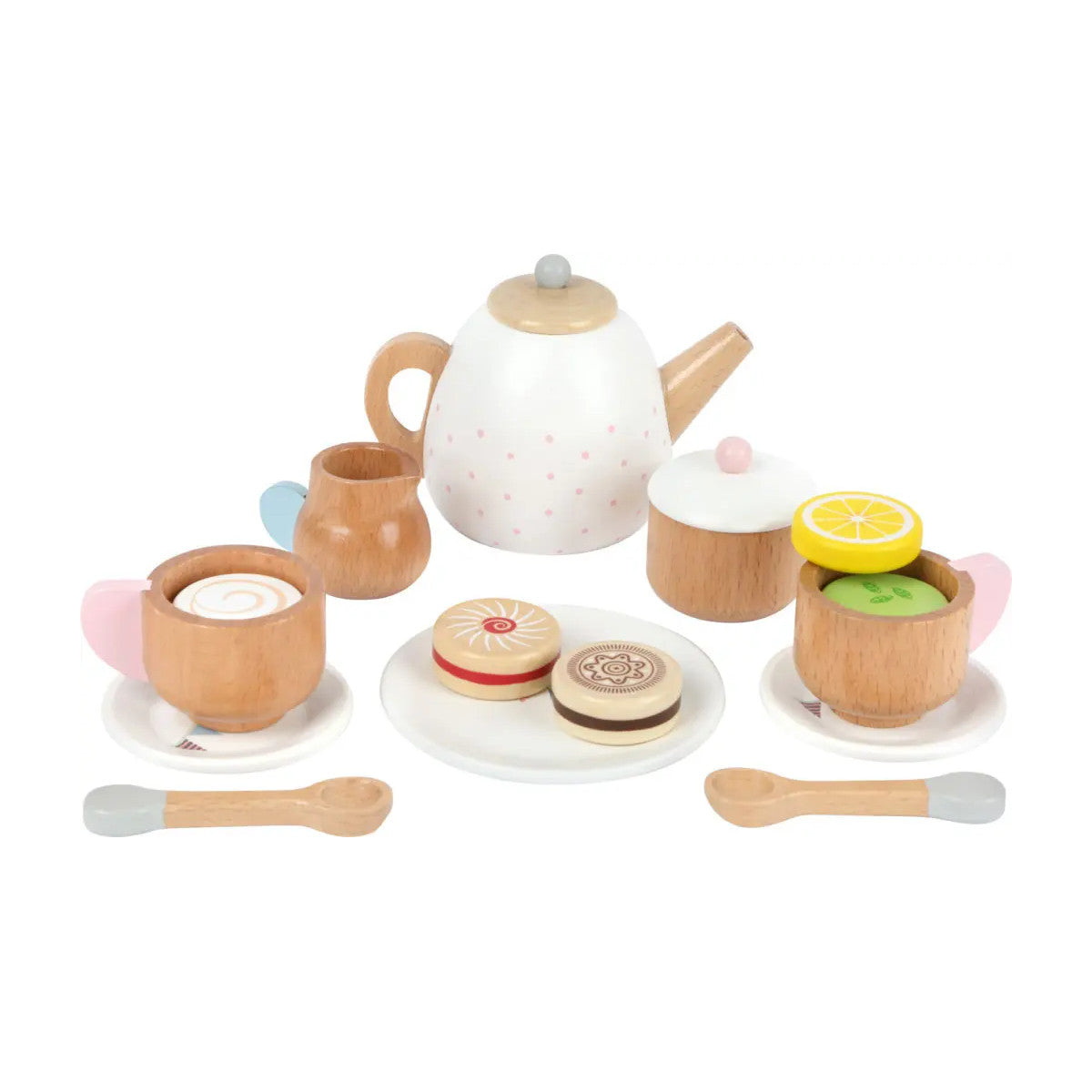 Jeux en Bois Thé Charmant - Décoration Enfantine Chaleureuse - BlxckFR