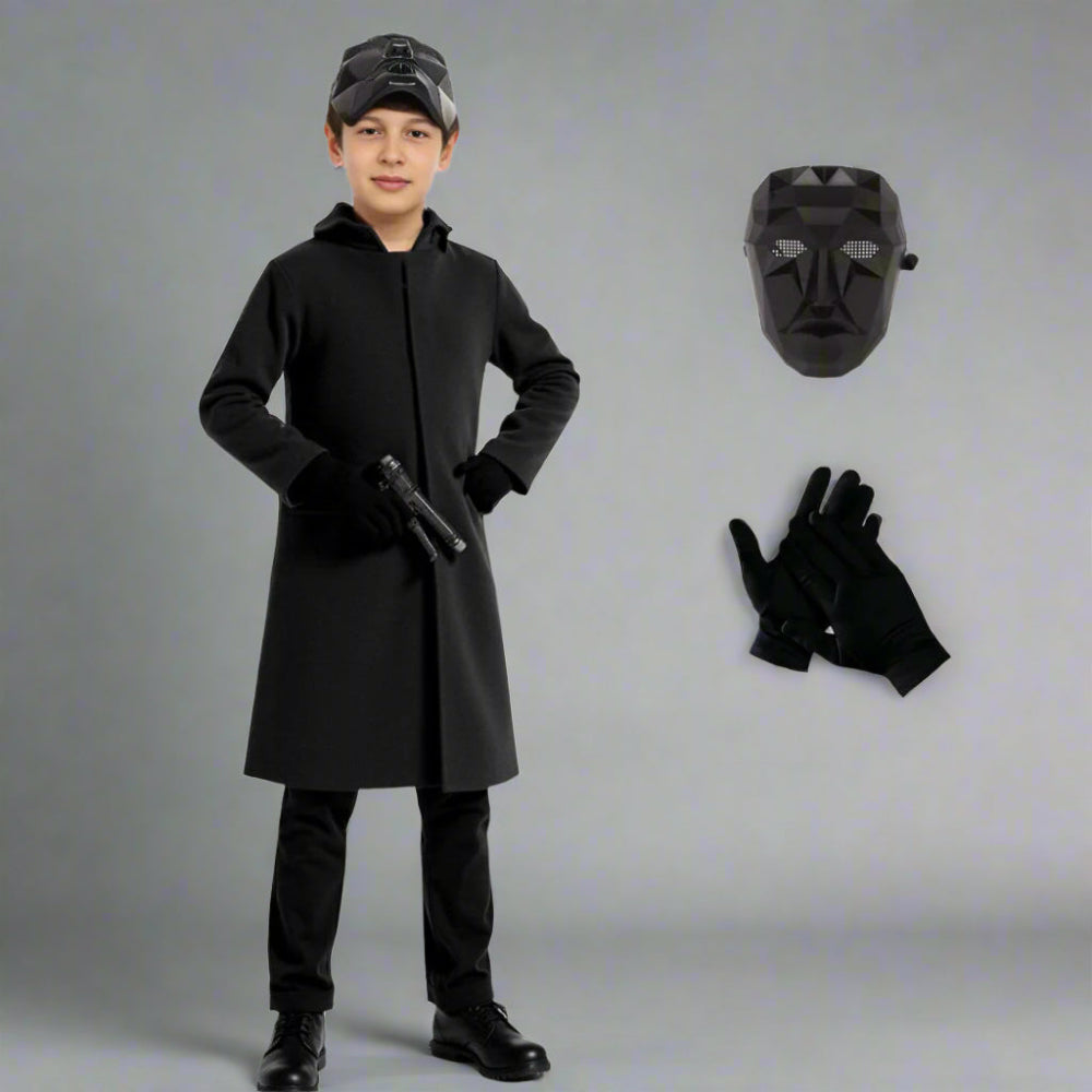 Costume de Super-Héros Enfant Polyester Complets de Jeu Gardien - BlxckFR