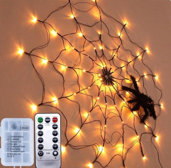 Décoration Lumineuse Halloween Araignée 3D - blxckfr