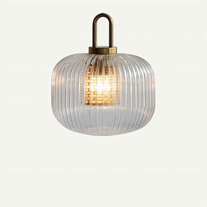 Lampe LED Élégante en Verre Dépoli