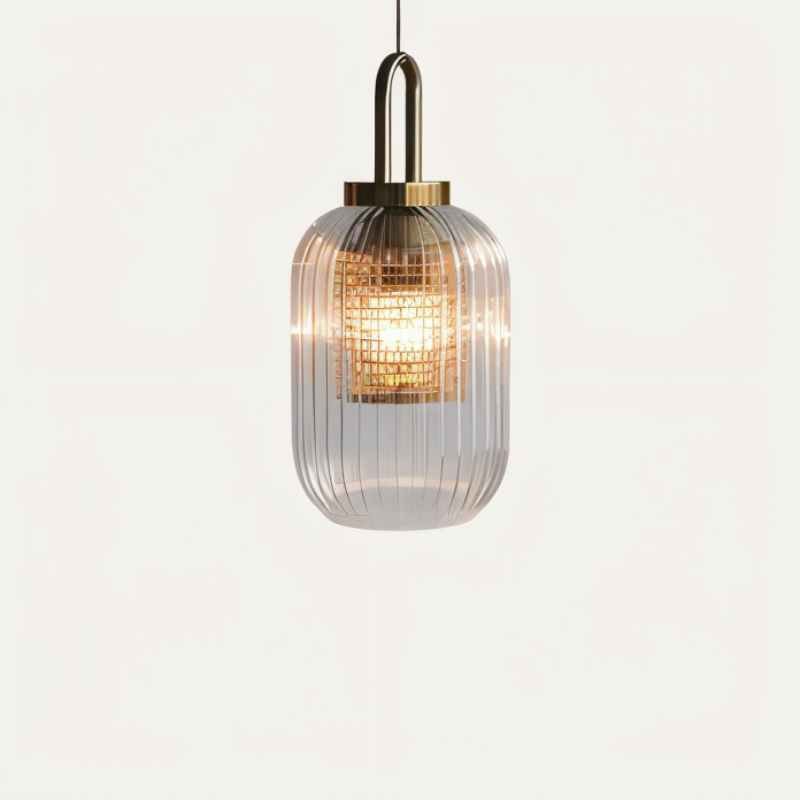 Lampe LED Élégante en Verre Dépoli