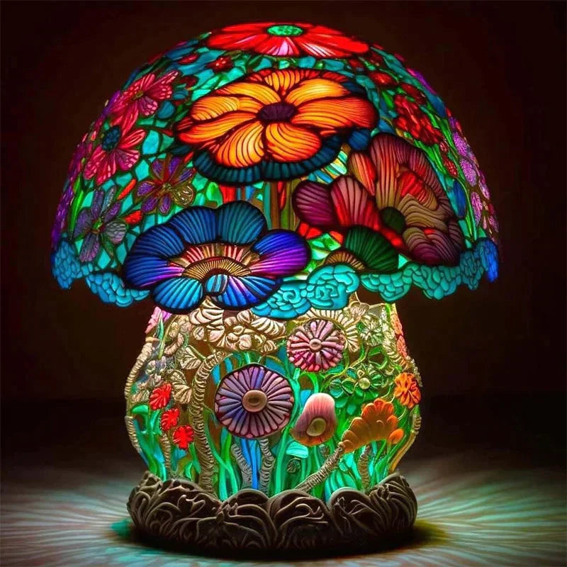 Lampe Vitrail Élégante – Luminaire Déco Chic, Éclairage Ambiance, Style Vintage