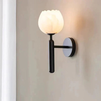 Lampe Murale Marbre Rose Élégante LED Cuivre