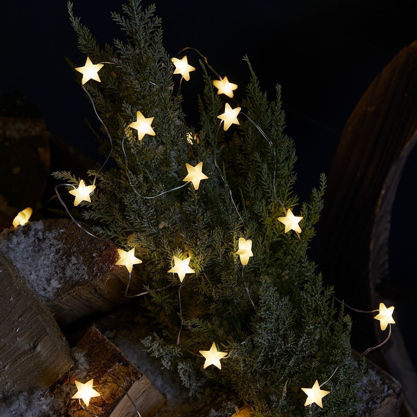 Guirlande lumineuse LED décorative avec temporisateur - blxckfr