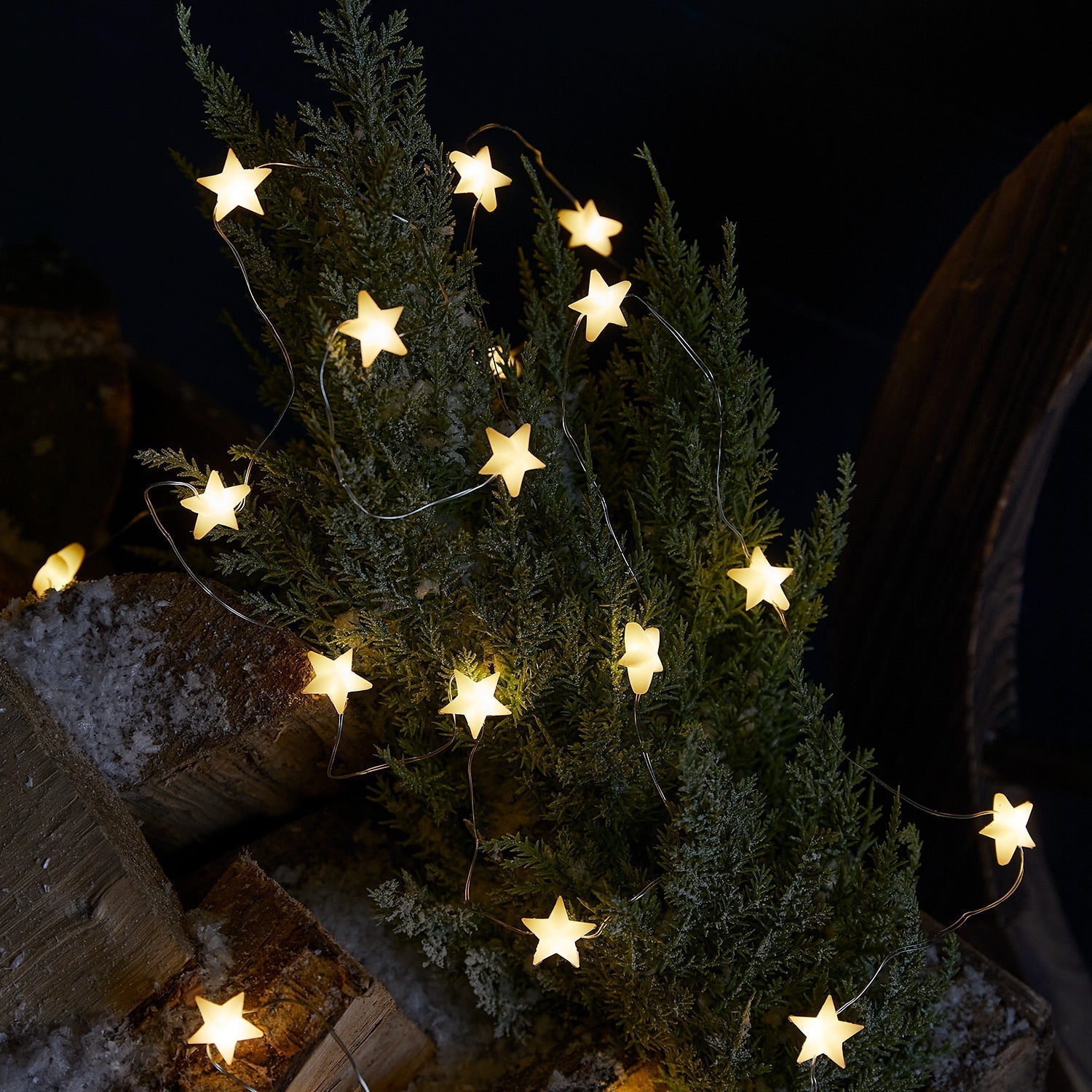 Guirlande lumineuse LED décorative avec temporisateur - blxckfr