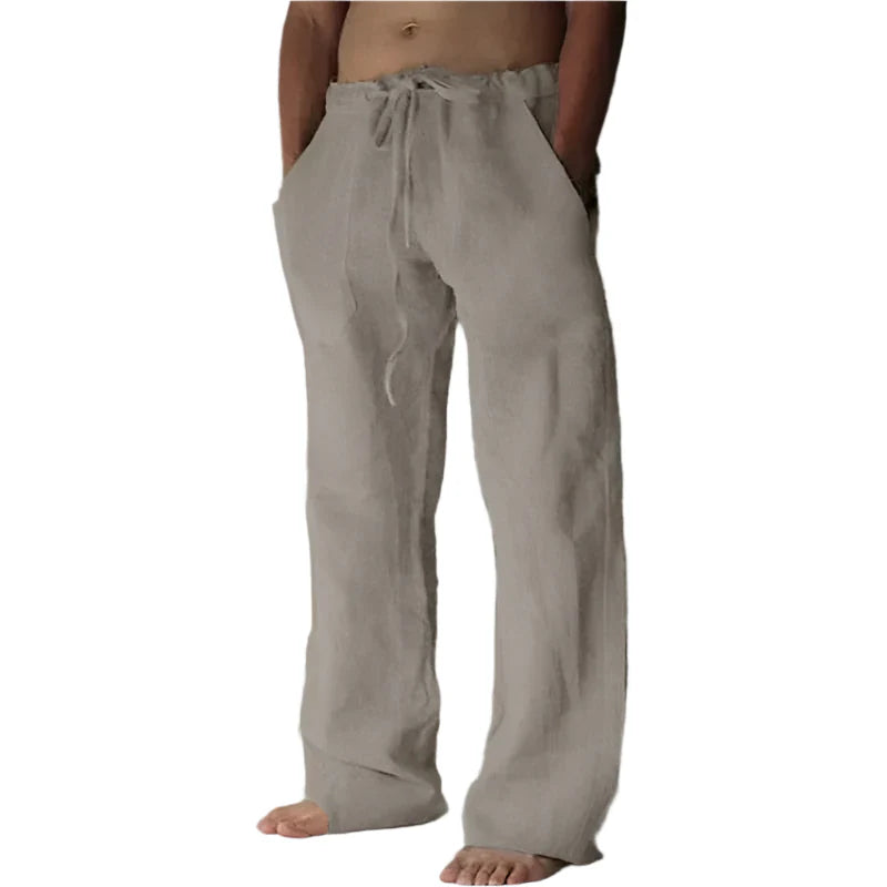 Pantalon Détente Élastique Homme avec Poches Côtés