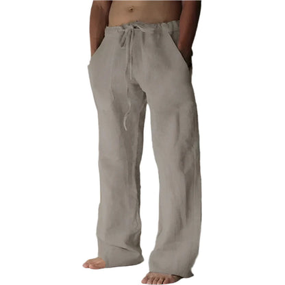 Pantalon Détente Élastique Homme avec Poches Côtés