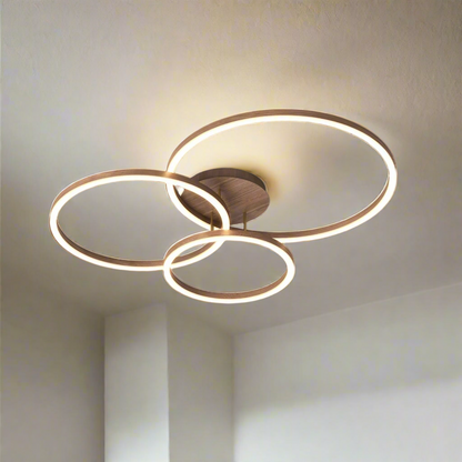 Lampe Plafond Élégante LED Géométrique Économe - Foivo