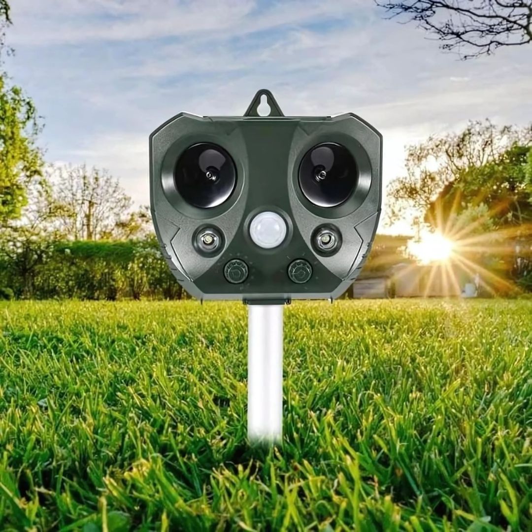 Répulsif Animal Exterieur Solare Ultrason - BlxckFR