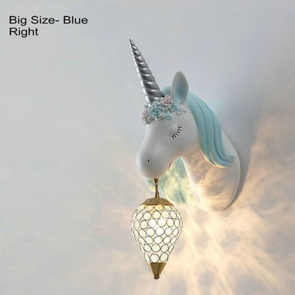 Lampe Murale Licorne Enchanteur pour Chambre d'Enfant