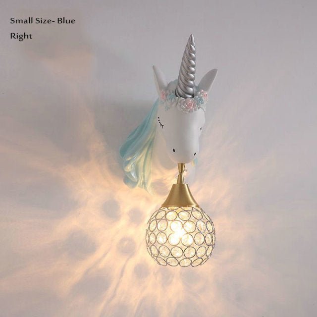 Lampe Murale Licorne Enchanteur pour Chambre d'Enfant