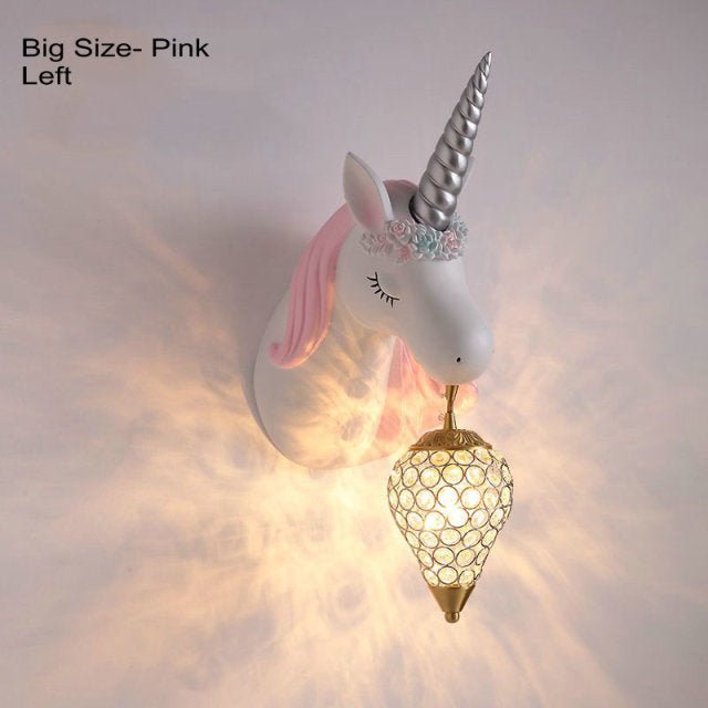 Lampe Murale Licorne Enchanteur pour Chambre d'Enfant