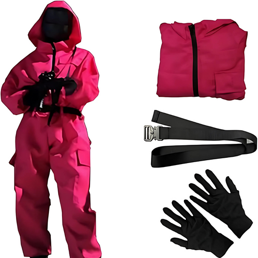 Combinaison Costume Unisexe Capuche Fermeture Éclair - BlxckFR