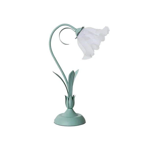 Lampe de Table Champêtre Florale Réglable