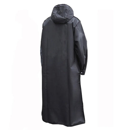 Veste de pluie imperméable unisexe à capuche coupe droite