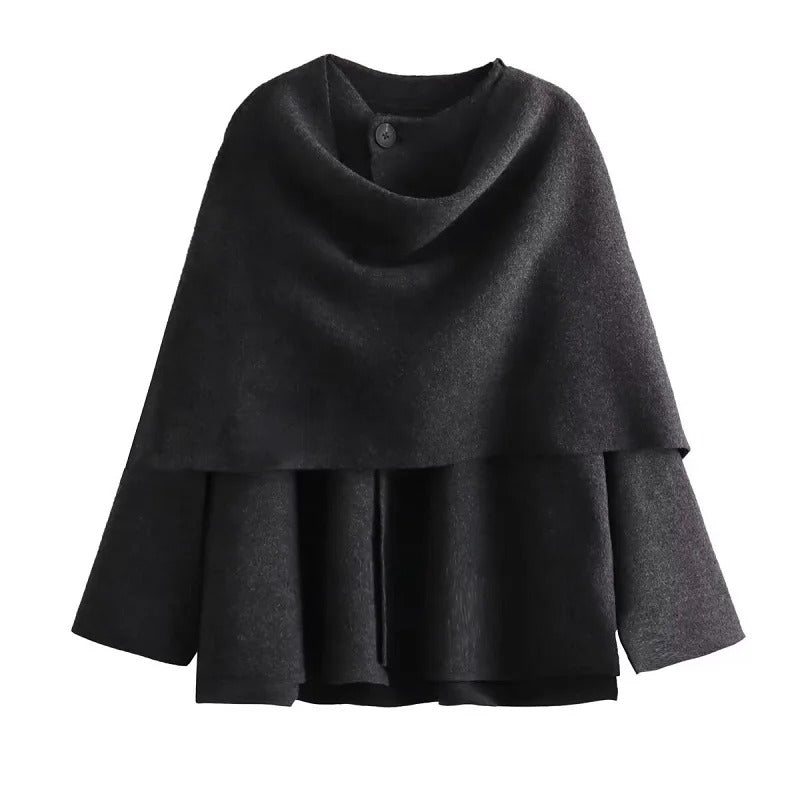 Veste Femme Matelassée Manche Longue Coupe Asymétrique - Foivo