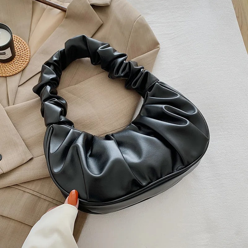 Sac à bandoulière Femme en PU Plissé Style Moderne - Foivo