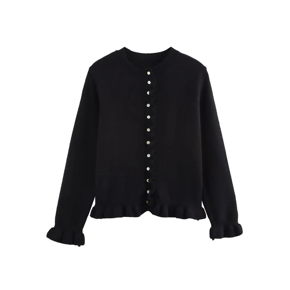 Cardigan Femme Maille Texturée Coupe Classique