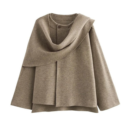 Veste Femme Matelassée Manche Longue Coupe Asymétrique