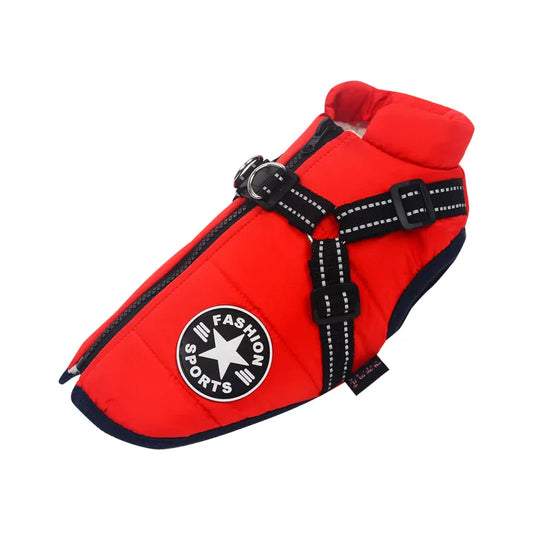 Manteau de Pluie Chien Douillet avec Harnais Intégré - Foivo