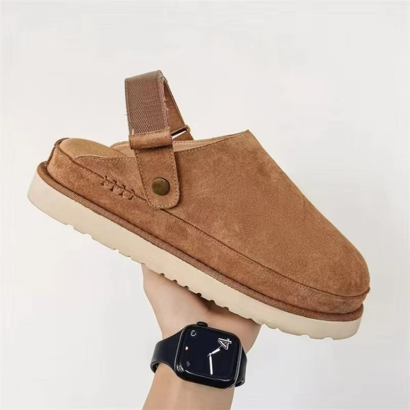 Chaussons Hauts Douillets en Peluche pour Femme Hiver - Foivo