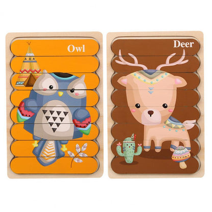 Jeu Éducatif 3D Animalier pour Enfants