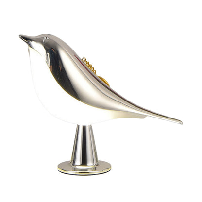 Lampe de Table Oiseau en Bois LED Chaleureuse