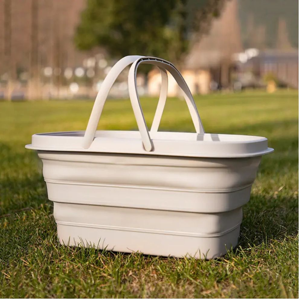 Panier de Rangement Plastique Pliable et Léger