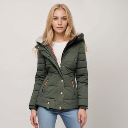 Manteau épais à capuche chaud hivernal - Foivo