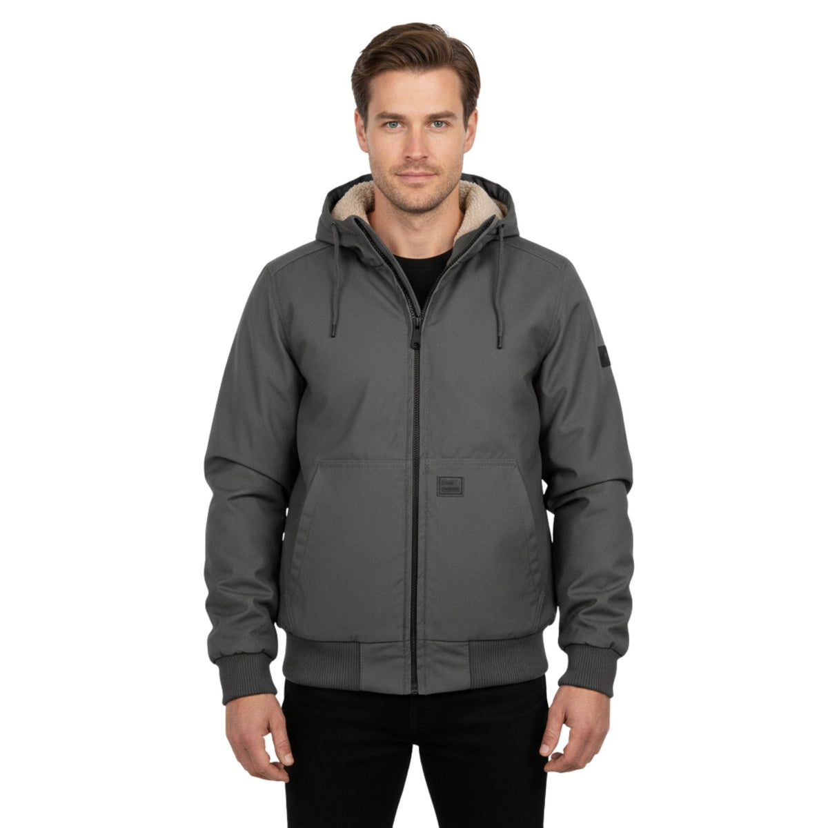 Veste Bomber Homme Matelassée Coupe Ajustée - Foivo