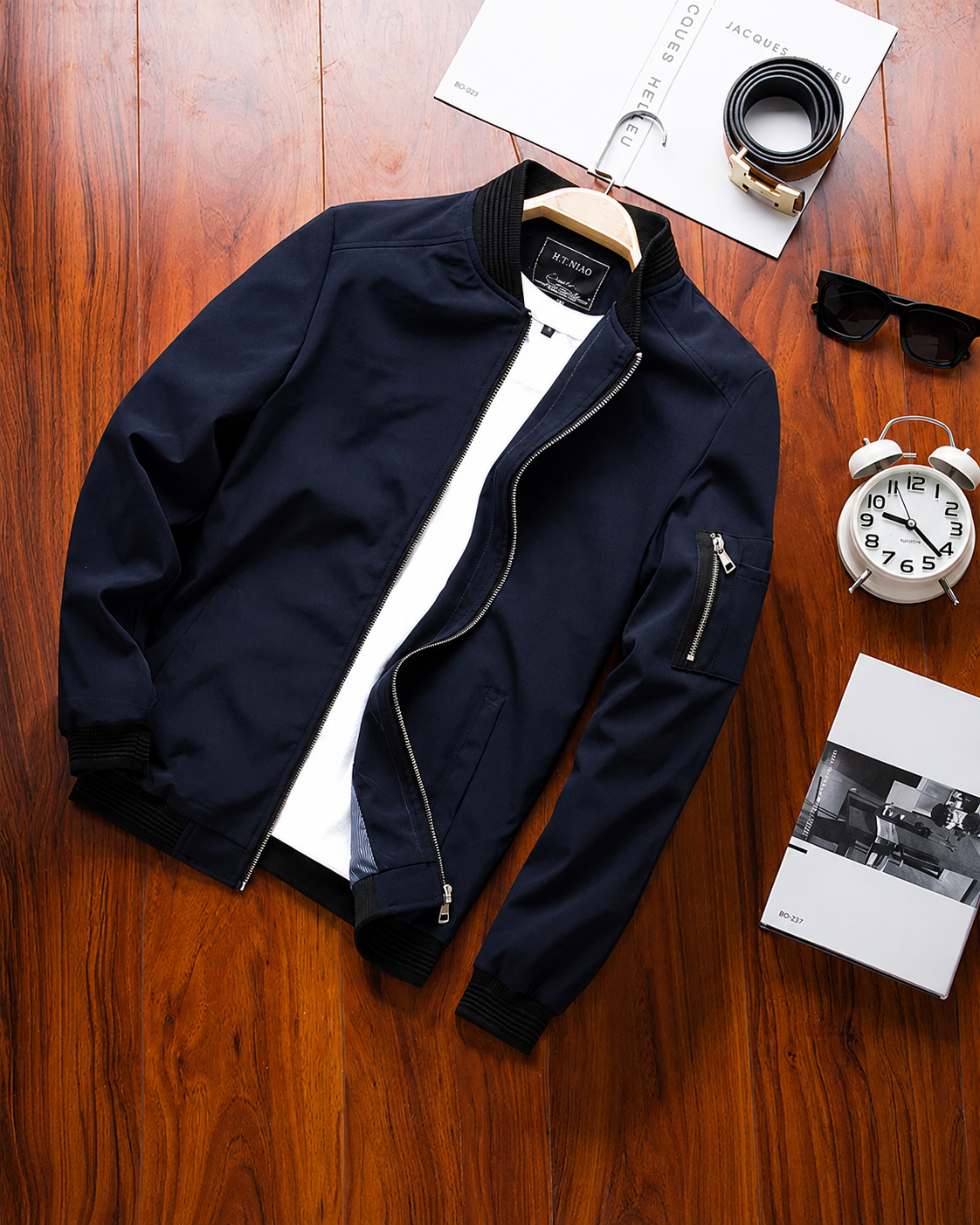 Veste Homme Légère Coupe Casual