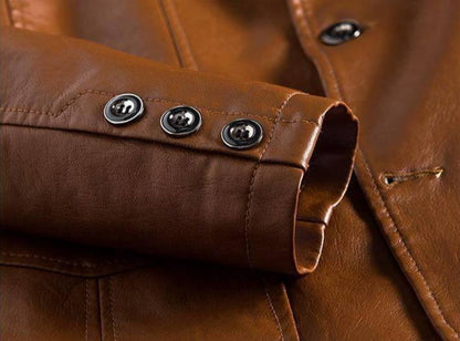 veste blazer en cuir pour homme 7