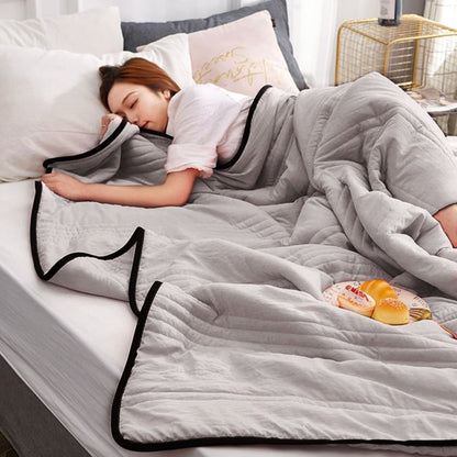 Couverture Régulatrice de Température pour Nuits Fraîches