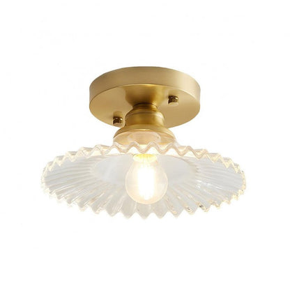 Lampe Plafond Florale Rétro Élégante