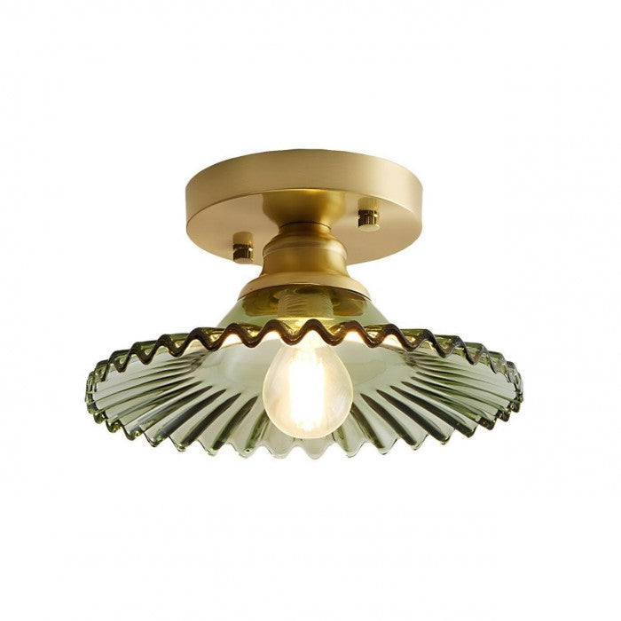 Lampe Plafond Florale Rétro Élégante