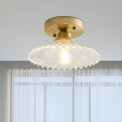 Lampe Plafond Florale Rétro Élégante - Foivo
